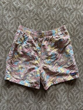 Patagonia baggies Pastel Animal Print Swim Shorts
